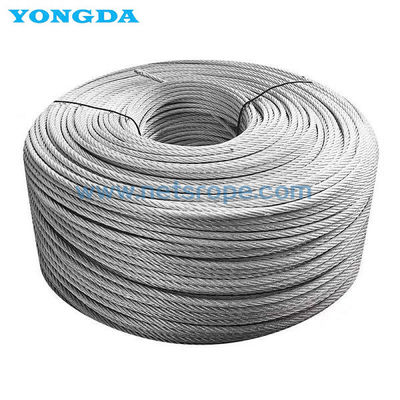 Corde di filo di acciaio galvanizzato ad alta resistenza 3x7 Durable, resistente alla corrosione, flessibile per uso marino e industriale