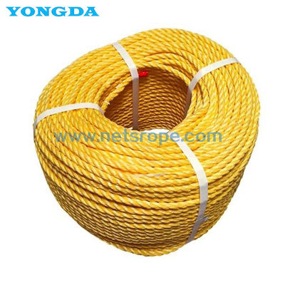 3 torsione della fibra 4mm Z del monofilamento delle corde intrecciata polipropilene del filo