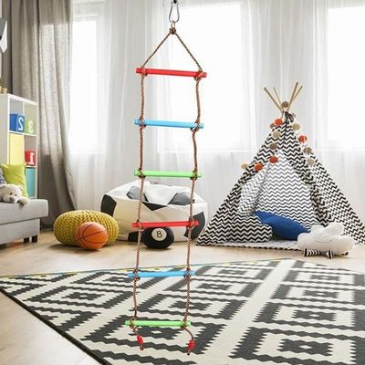 Rainbow Plastic Step Bambini Scala di corda