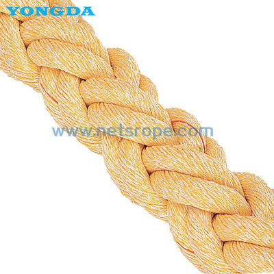 8 /12 String High Performance Braided Synthetic PP UHMWPE Mooring Rope per ormeggio / rimorchiamento / ormeggio costiero