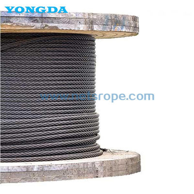 Corde di filo di acciaio galvanizzato 6x7 resistenti alla corrosione per la costruzione di autostrade mediane e spalle