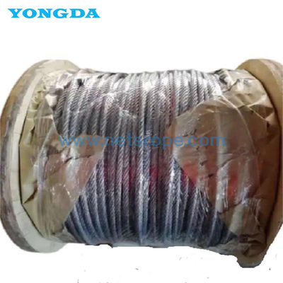 Corde di filo di acciaio galvanizzato 6x7 resistenti alla corrosione per la costruzione di autostrade mediane e spalle