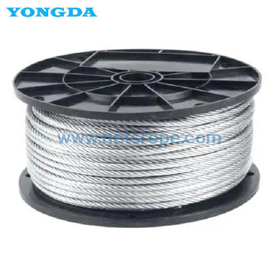 6×19(A) Corde di filo di acciaio galvanizzato per corrimano stradale con cavo di sicurezza di alta resistenza, resistente alla corrosione e durevole