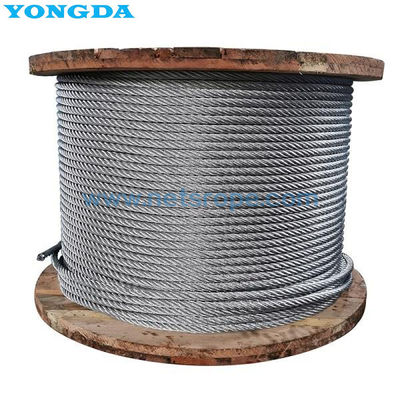 6×19(A) Corde di filo di acciaio galvanizzato per corrimano stradale con cavo di sicurezza di alta resistenza, resistente alla corrosione e durevole